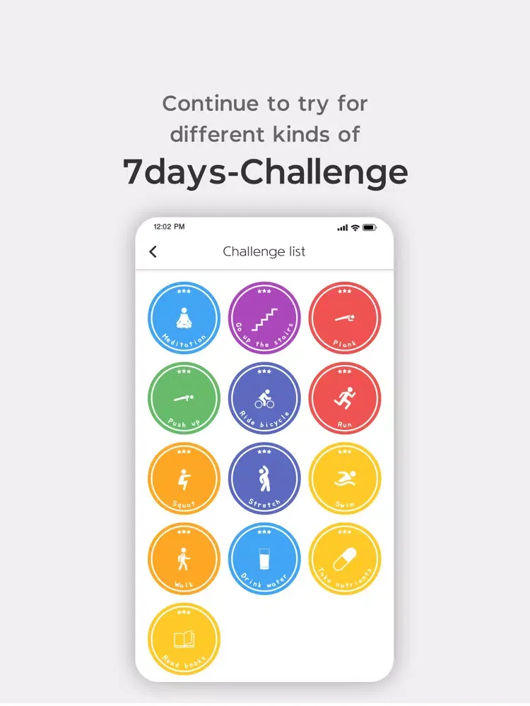 7Days Challenge iPad  Ekran Görüntüleri