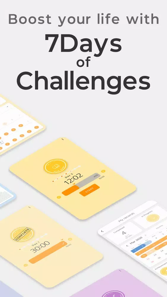 7Days Challenge Ekran Görüntüleri