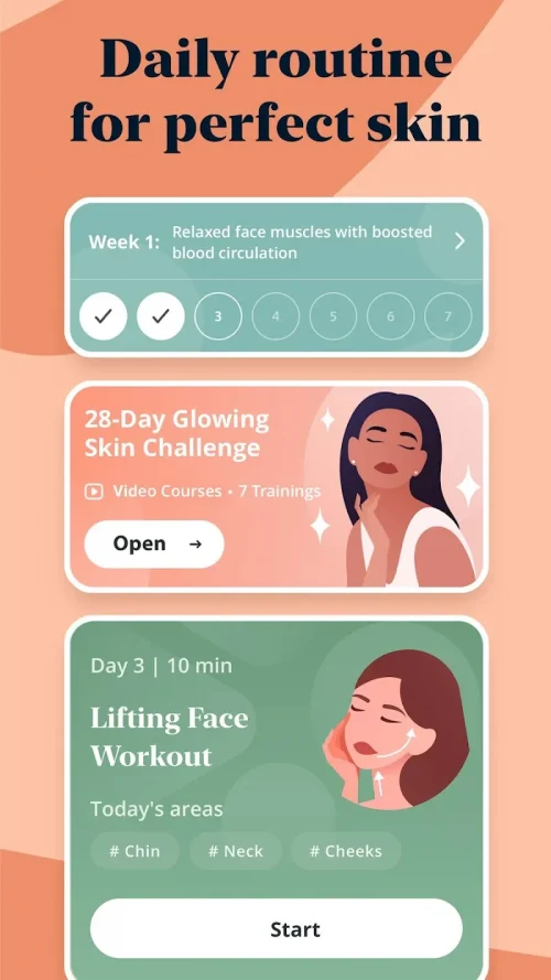 Luvly: Face Yoga & Exercise-screenshot-4