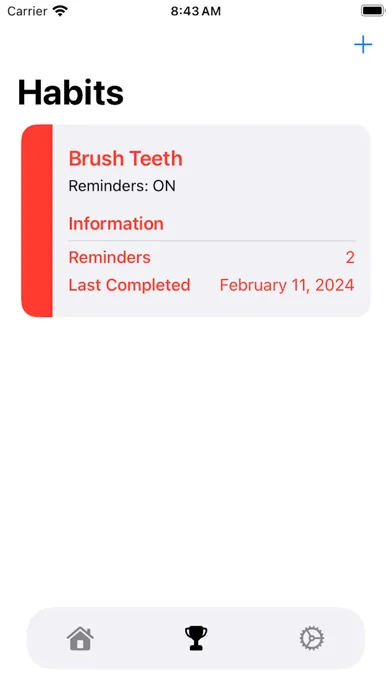 Screenshot di HabitWave