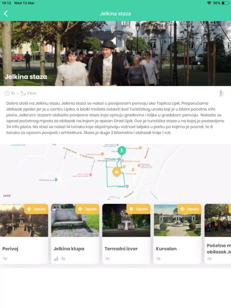 Heritage route CRO - BIH iPad 应用截图