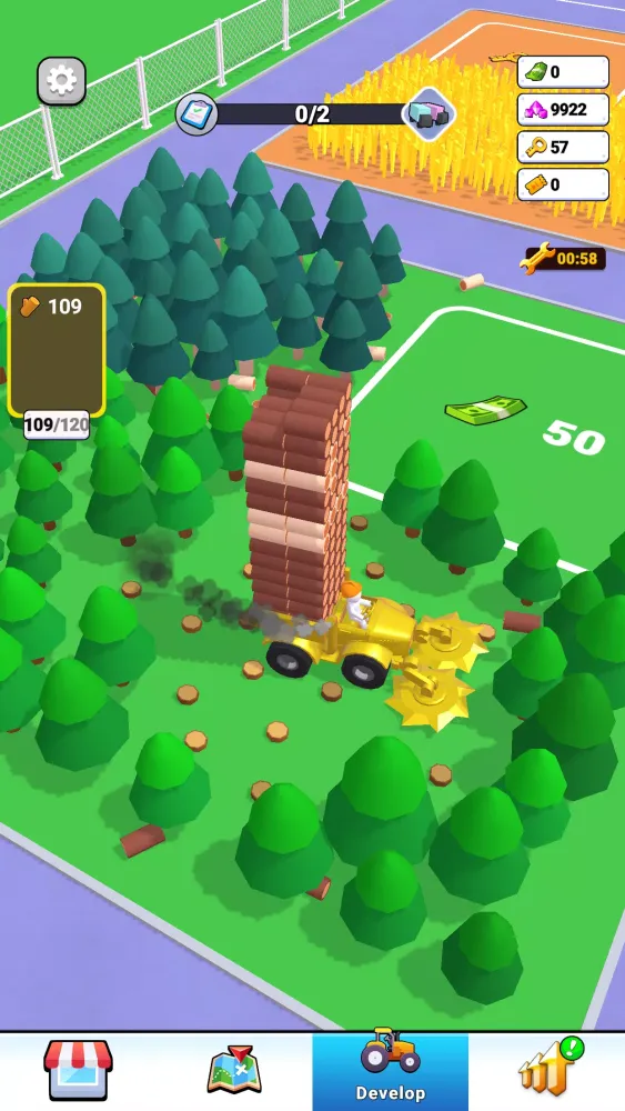 Tangkapan layar Factory World
