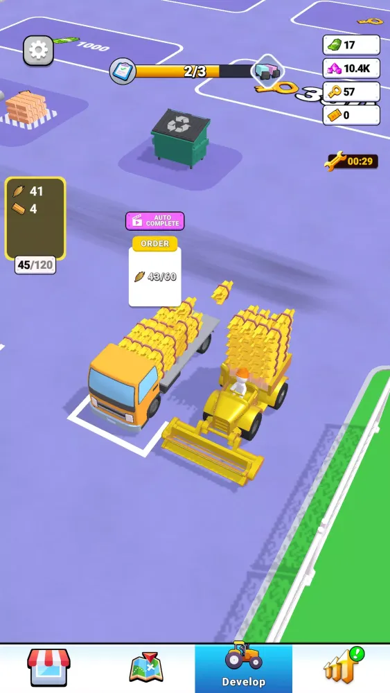 Tangkapan layar Factory World