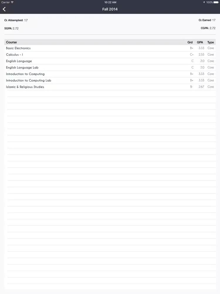 Zrzuty ekranu NeON Student iPad 