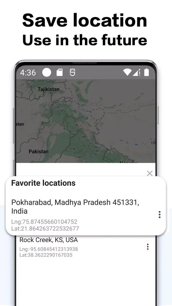 Capturas de tela do Location Changer Fake GPS-Mock