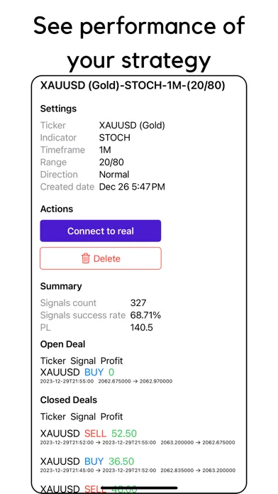 Falcon - Trading Bot Builder سکرین شاٹس