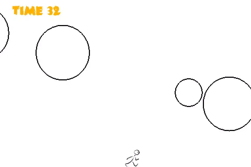 Save Stickly from Falling Balls - Free سکرین شاٹس