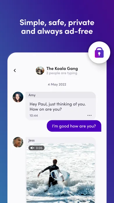 Capturas de pantalla de Kin App