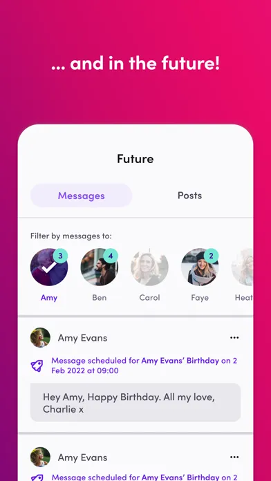 Capturas de pantalla de Kin App