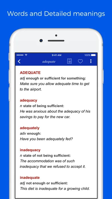 Dictionary of Word Family स्क्रीनशॉट