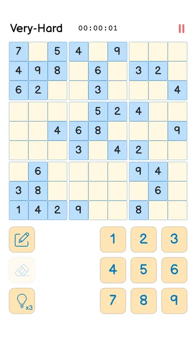 Скриншоты Sudoku - 9x9