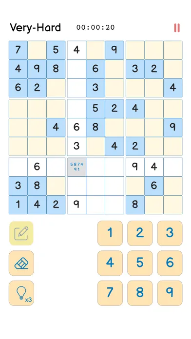 Скриншоты Sudoku - 9x9
