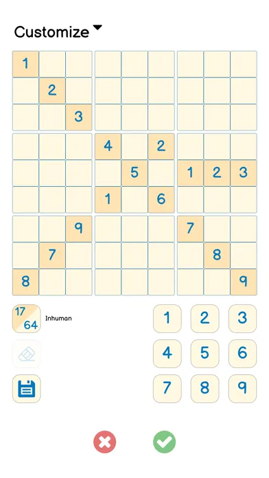 Скриншоты Sudoku - 9x9
