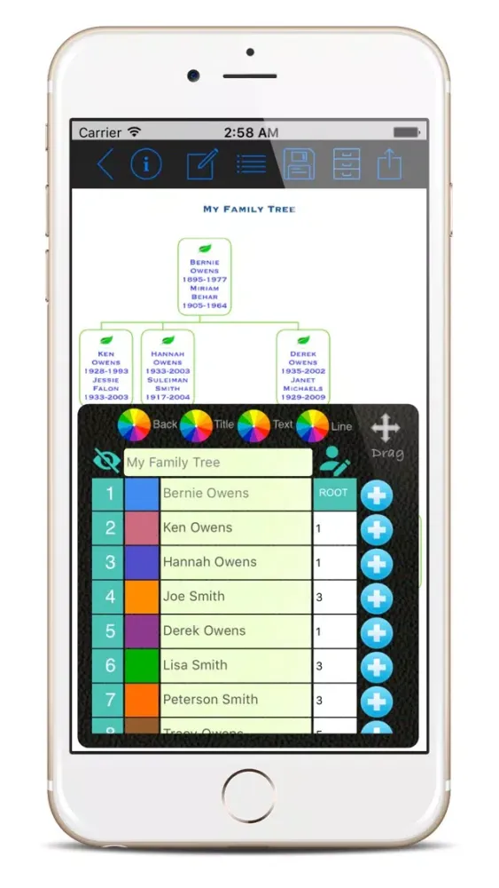 صور Family Tree Builder App