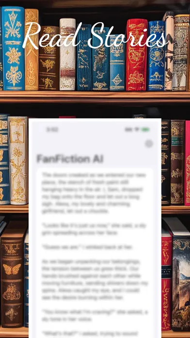 FanFiction AI Screenshots