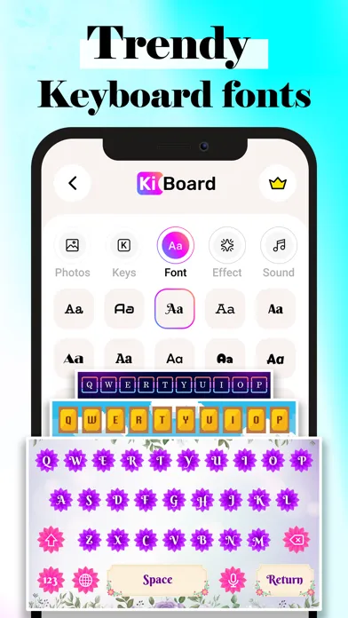 تصاویر Fancy Fonts AI Keyboard, Emoji