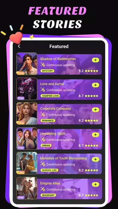 LOYE - Interactive Chat Novel স্ক্রিনশট