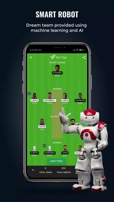 FanTips - Fantasy Prediction Screenshots