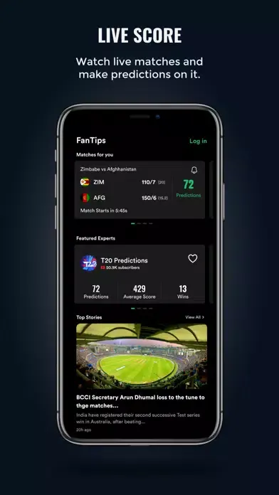 FanTips - Fantasy Prediction Screenshots