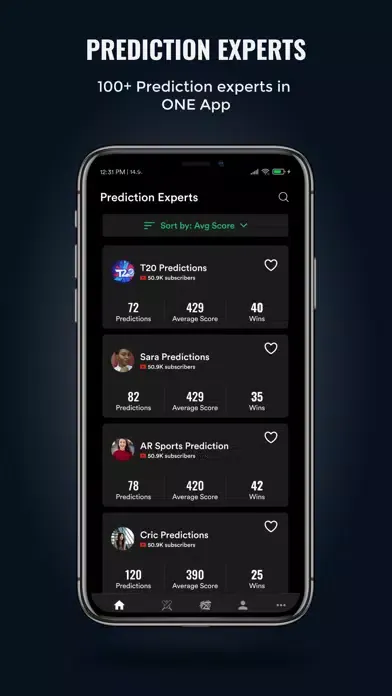 FanTips - Fantasy Prediction Screenshots