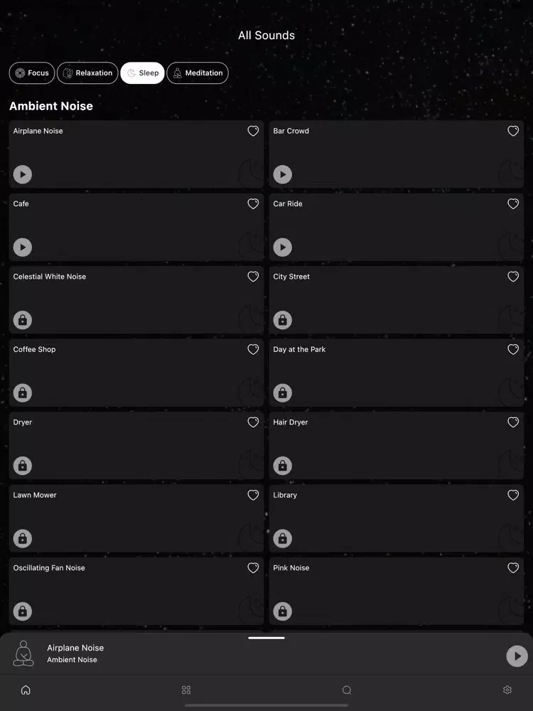 ภาพหน้าจอของ Focus Music: Brainwaves, Sleep iPad 