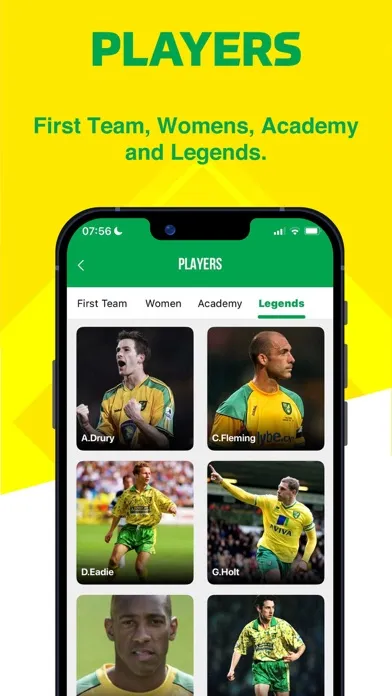 Captures d'écran de The Yellows - Live Scores