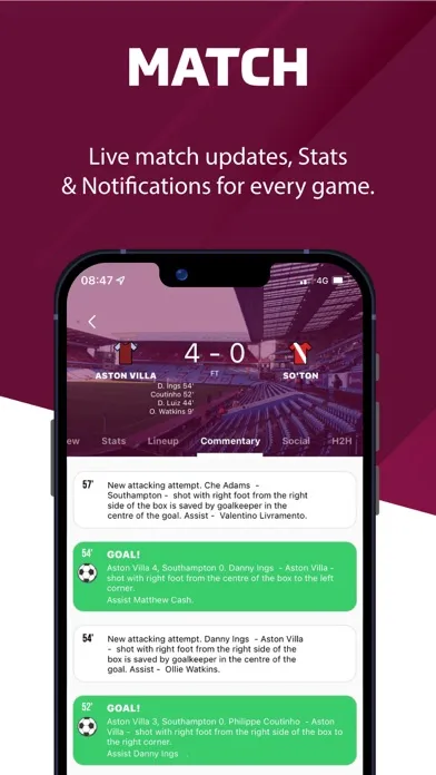 تصاویر Villa Till I Die - Live Scores