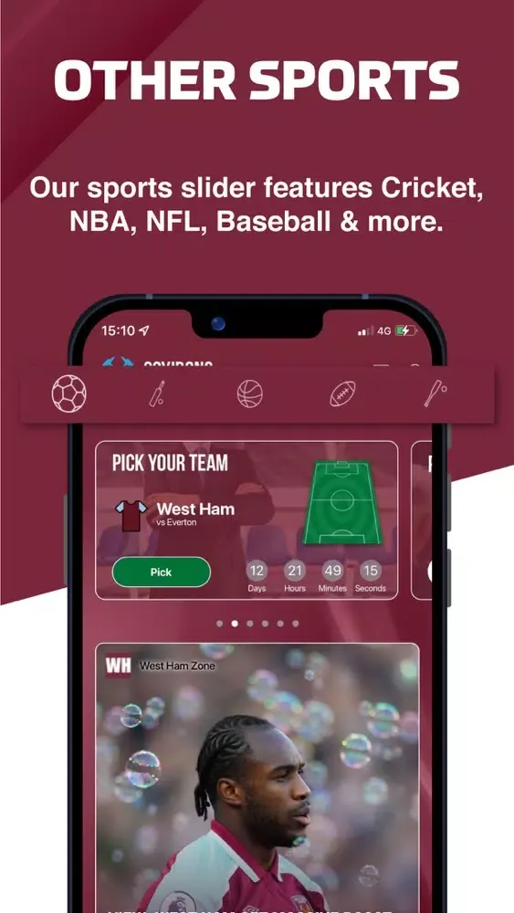 COYIrons - Live Scores & News स्क्रीनशॉट