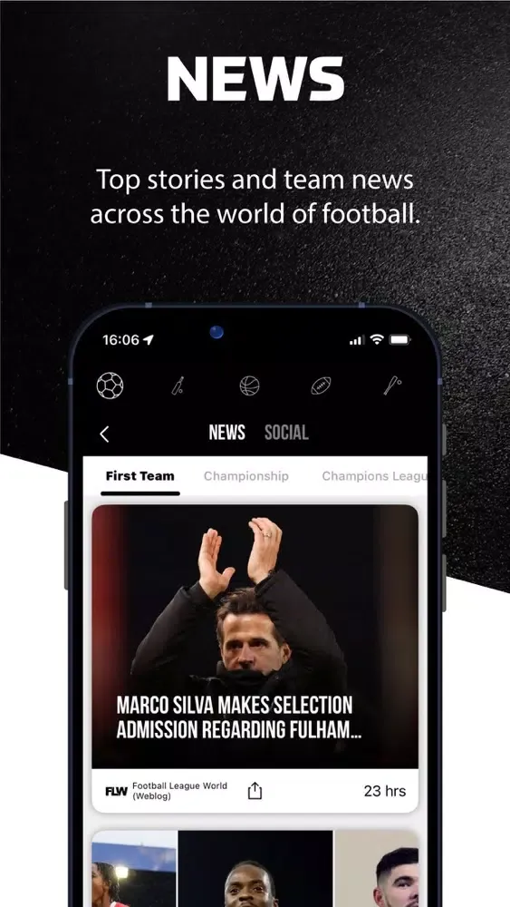 COYWhites - Live Scores & News Screenshots