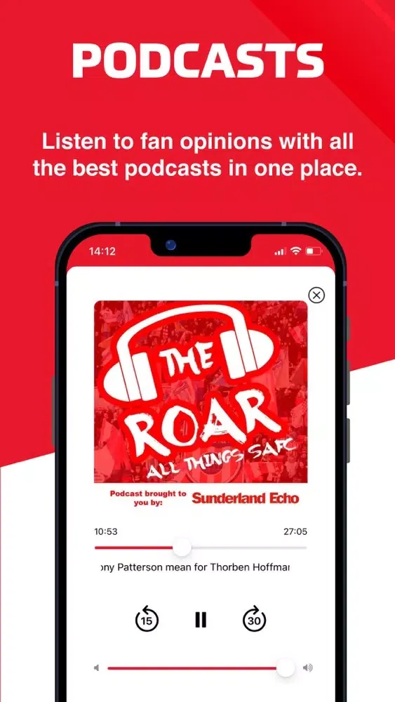 Roker Roar - Live Scores Screenshots