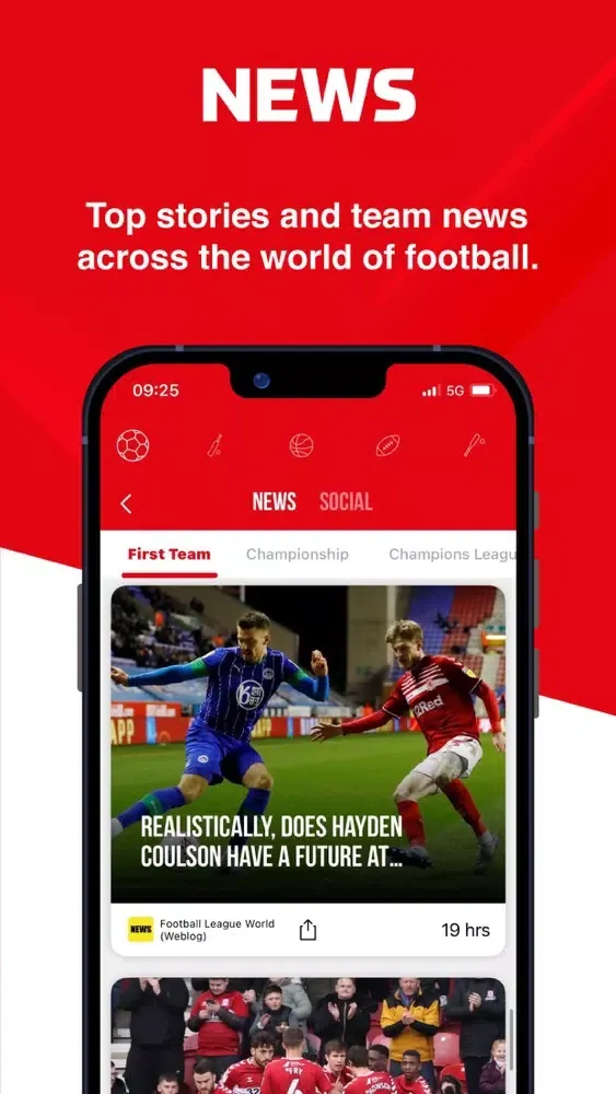 TheTeessiders - Live Scores سکرین شاٹس