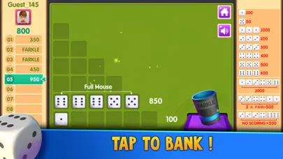 Tangkapan skrin Farkle++