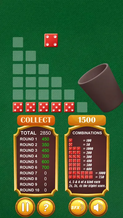 Farkle Pro - Dice Game سکرین شاٹس