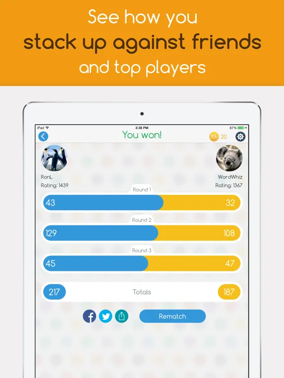 Capturas de pantalla de WordHub iPad 