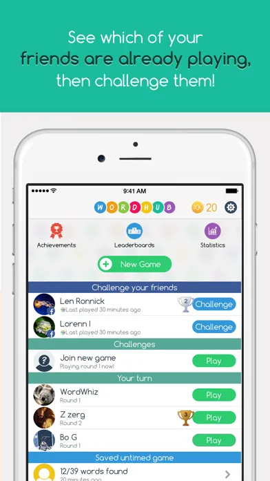 Capturas de pantalla de WordHub