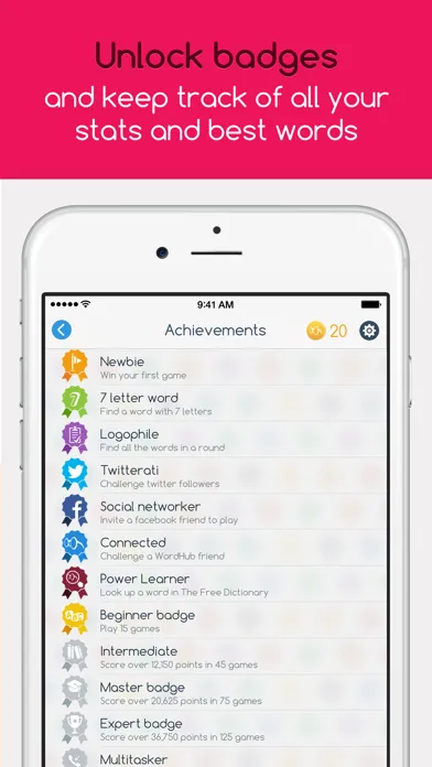 Capturas de pantalla de WordHub