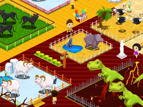 Tangkapan skrin Happy Farm Zoo iPad 