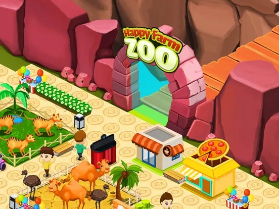Tangkapan skrin Happy Farm Zoo iPad 