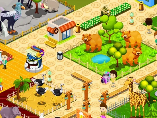 Tangkapan skrin Happy Farm Zoo iPad 