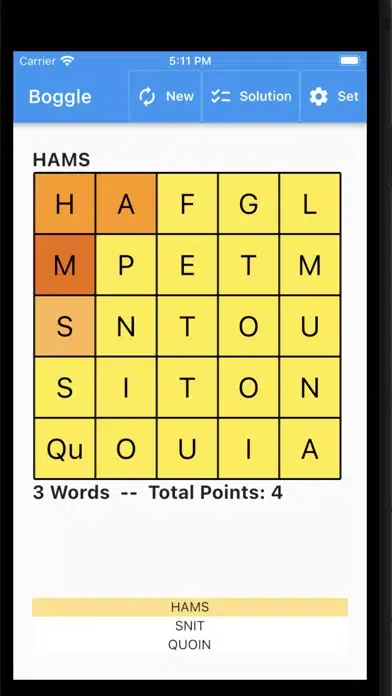 Boggle Practice Ekran Görüntüleri