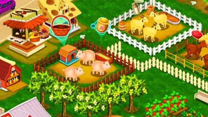 Capturas de tela do Farm City