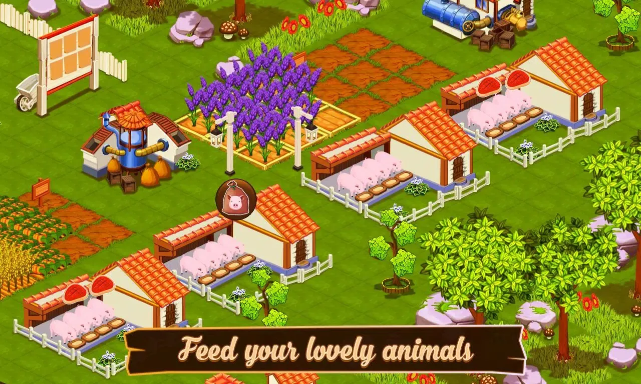 Tangkapan layar Happy Farm