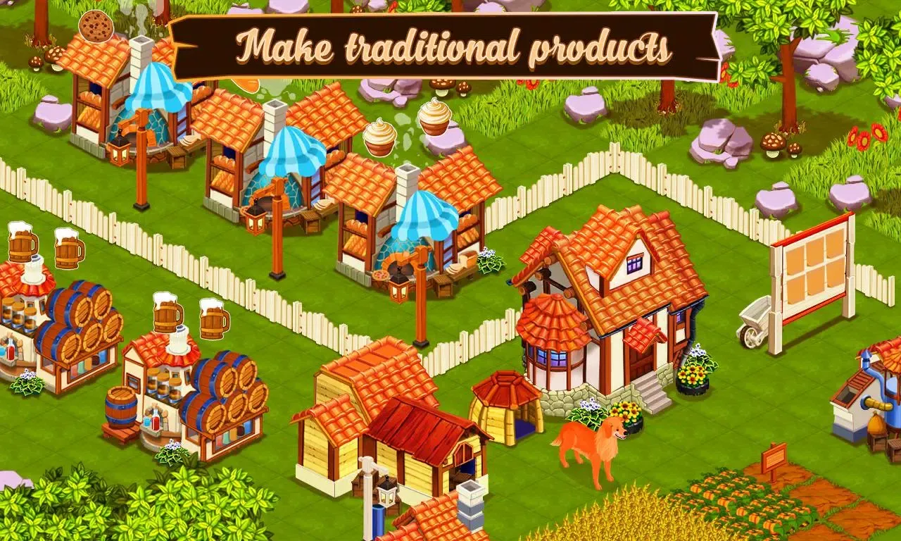 Tangkapan layar Happy Farm