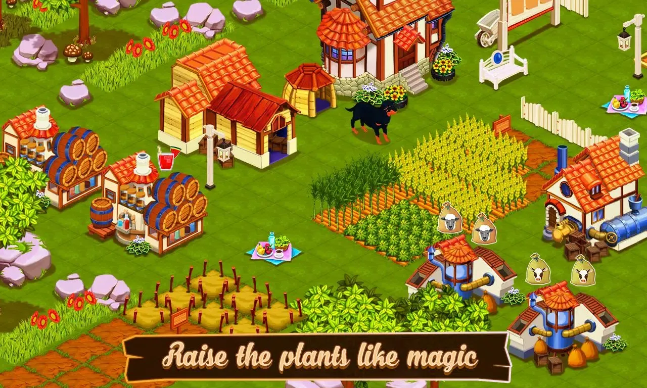 Tangkapan layar Happy Farm