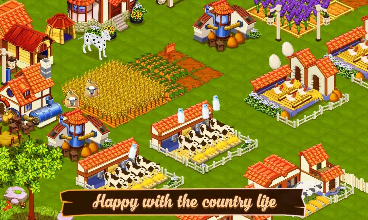 Tangkapan layar Happy Farm
