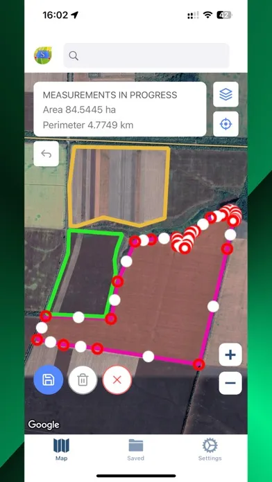 Captures d'écran de GPS Fields areas measure