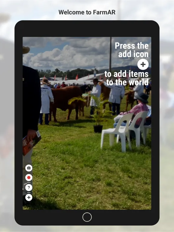 FarmAR iPad  Screenshots