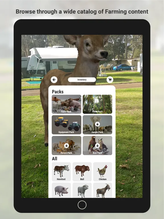 FarmAR iPad  Screenshots