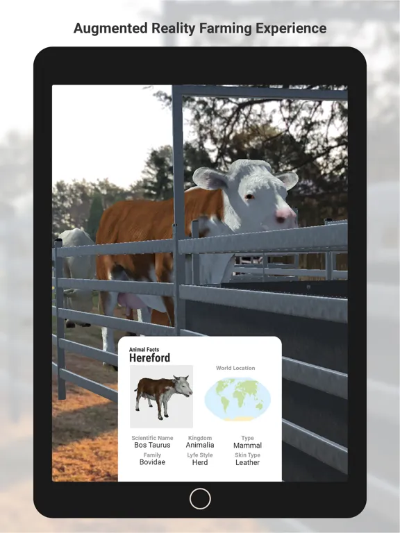 FarmAR iPad  Screenshots