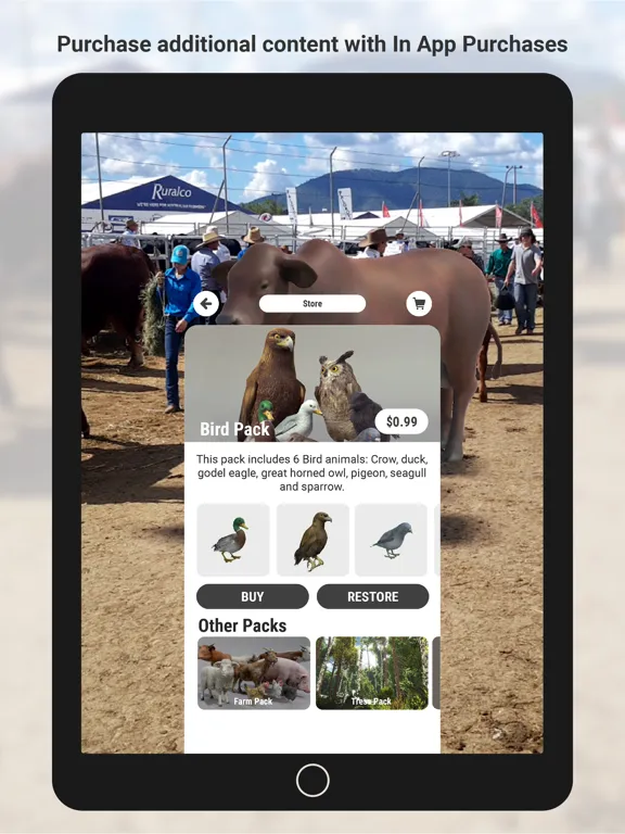 FarmAR iPad  Screenshots